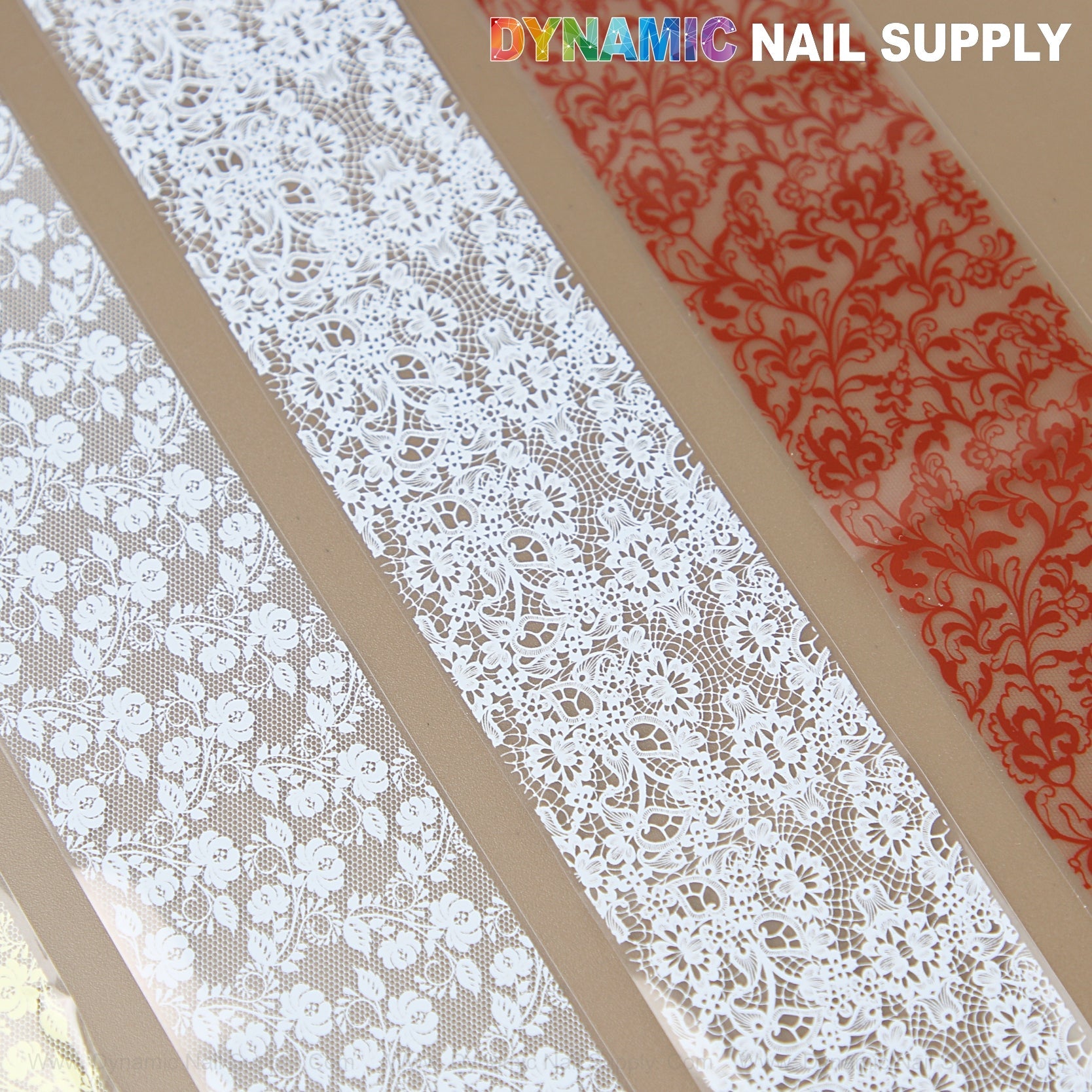 Blue Yellow Red Pink White Mixed Nail Foil 3 - Nail Art Design Foils