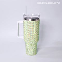 (RANDOM COLOR Rhinestone) Stainless Steel Tumbler (40oz)