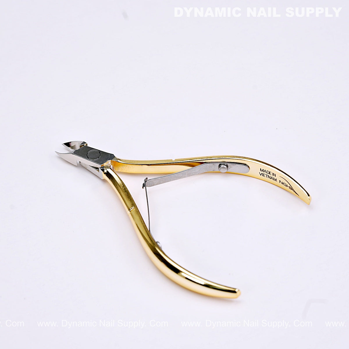 D501 - Ergonomic Carbon Steel Cuticle Nippers – Labor-Saving Design for Nail Techs and DIY Manicures