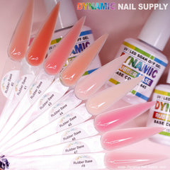 (BIAB) Rubber Base gel (Builder Gel in a Bottle) Number 40 to 48 collection