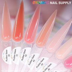 (BIAB) Rubber Base gel (Builder Gel in a Bottle) Number 40 to 48 collection