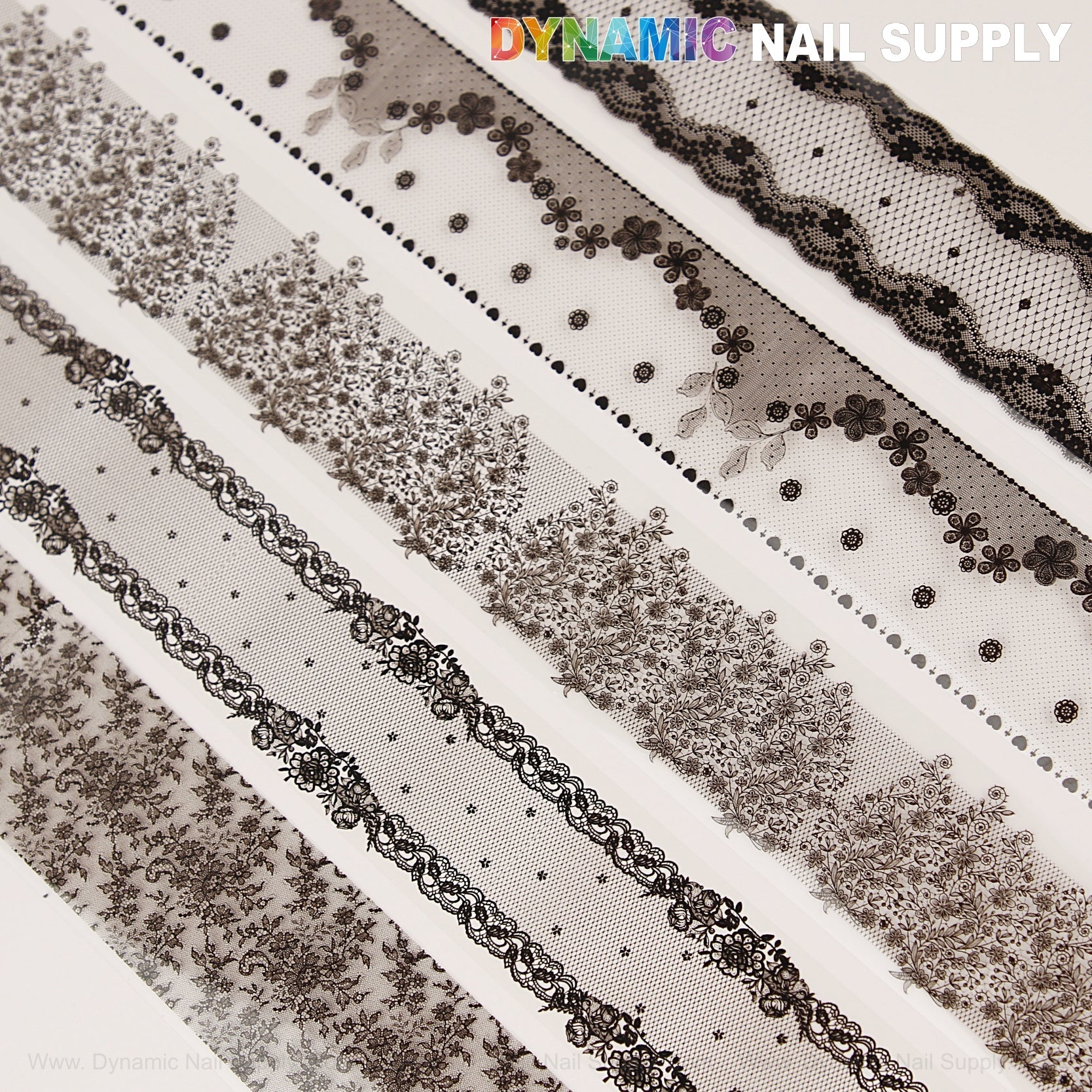 Black Mixed Design Nail Foil 5 - Nail Art Design Foils