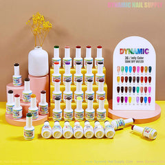 Crystal Gel Polish - Jelly Color Collection  (36 sheer colors)