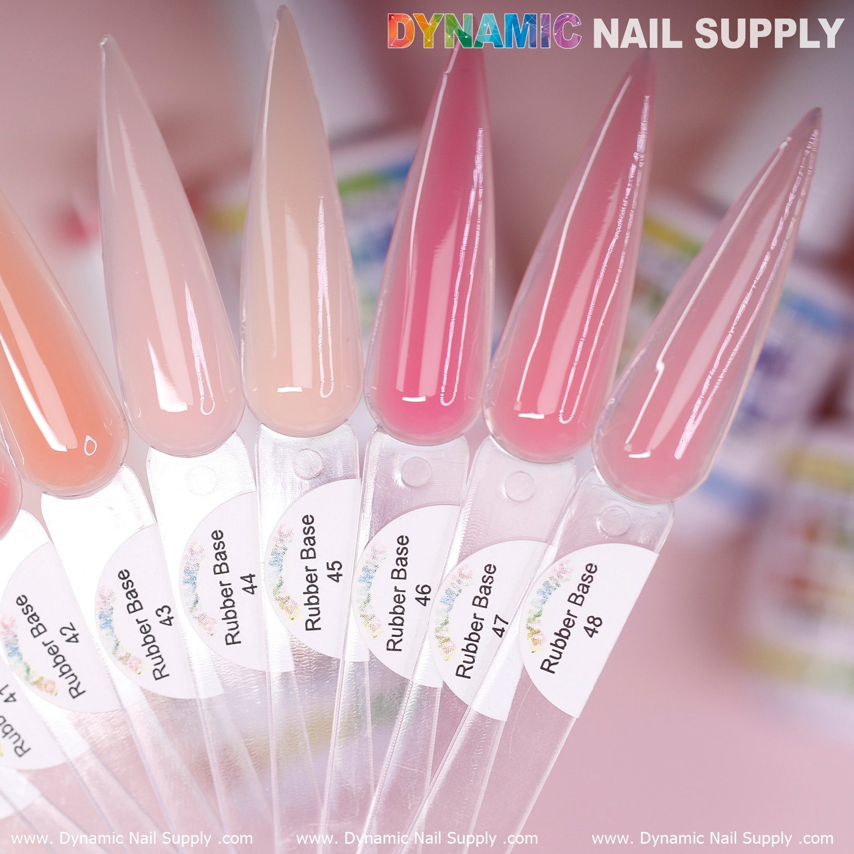 (BIAB) Rubber Base gel (Builder Gel in a Bottle) Number 40 to 48 collection