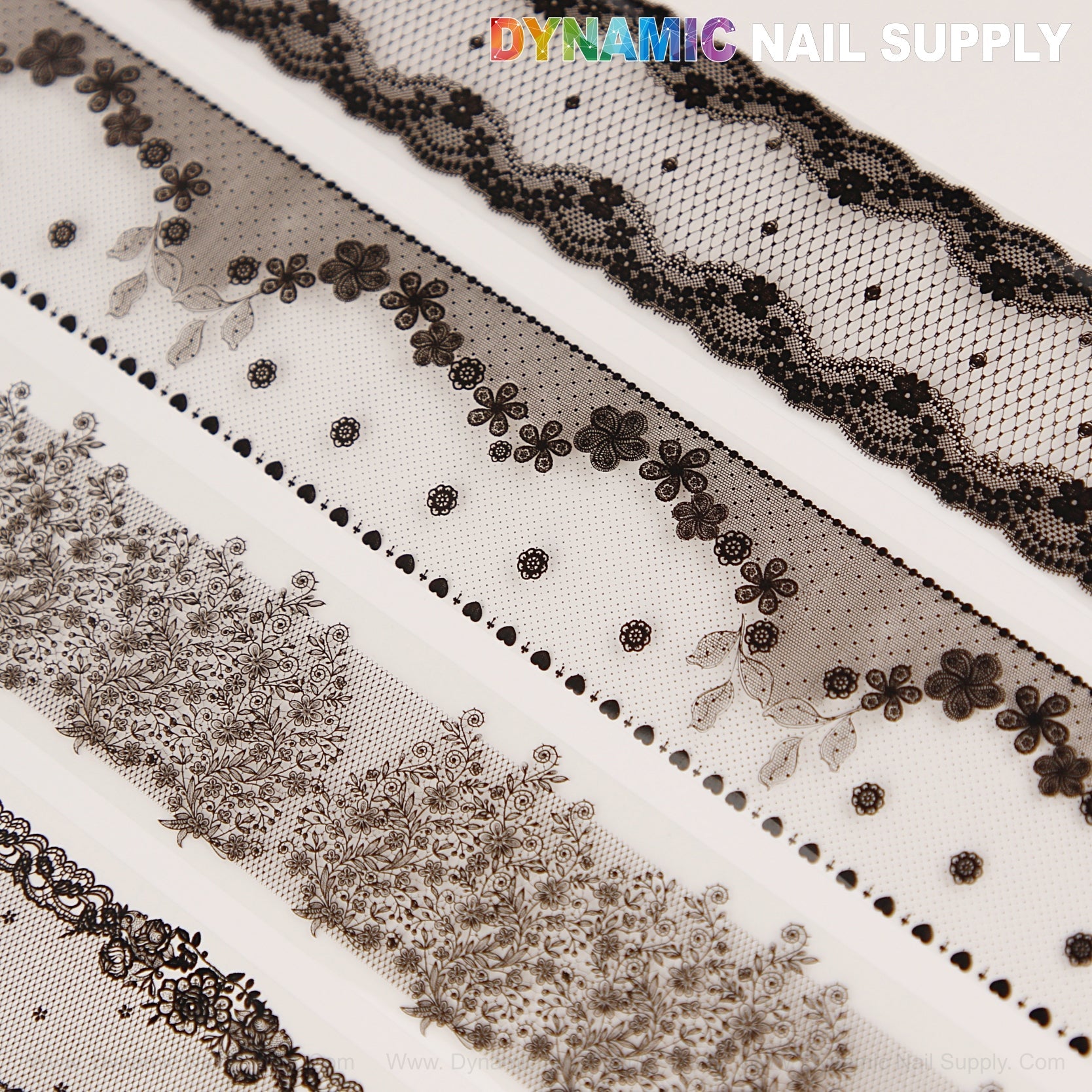Black Mixed Design Nail Foil 5 - Nail Art Design Foils