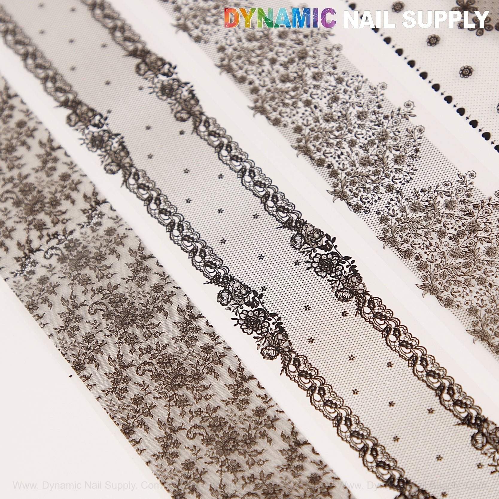 Black Mixed Design Nail Foil 5 - Nail Art Design Foils