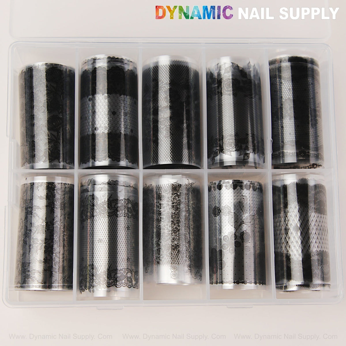 Black Mixed Design Nail Foil 5 - Nail Art Design Foils