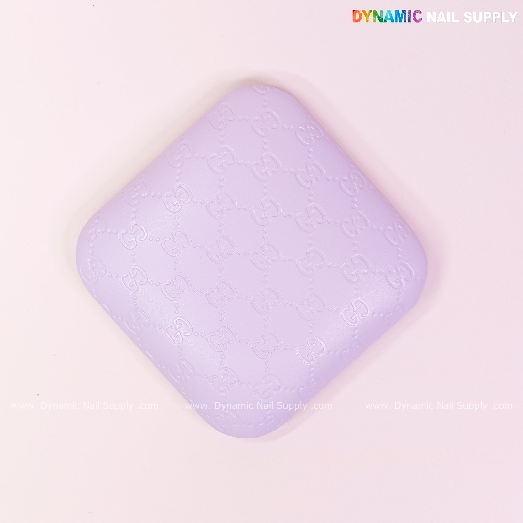 (Violet GC Engrave)  Leather Elbow Cushion Pad Arm Rest Support for Manicure or Pedicure
