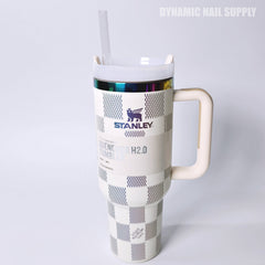 (White Caro) Stainless Steel Tumbler (40oz)