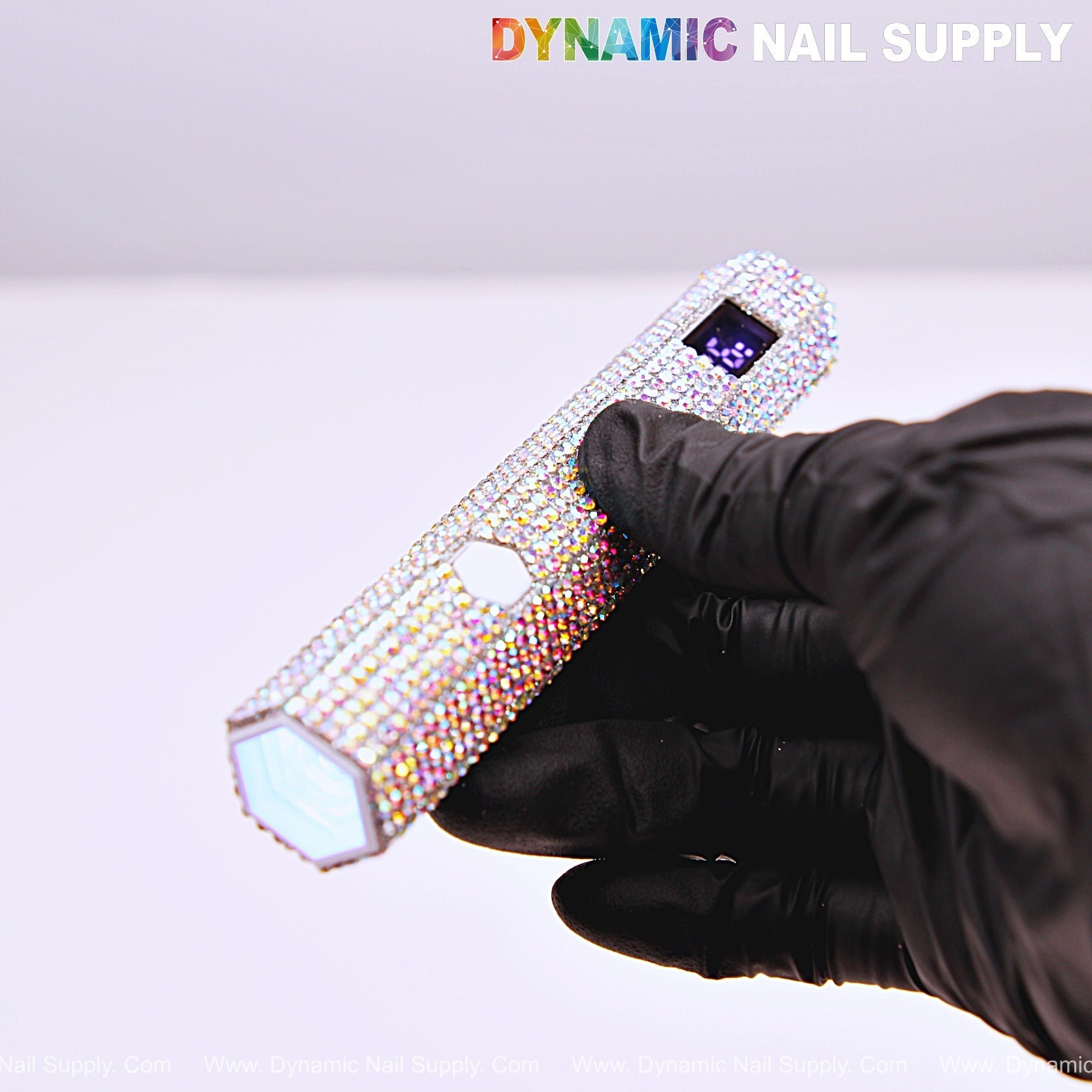AB Rhinestone Rechargeable Handheld UV/ LED Light for Flash Curing, Gel Extension, Buider Gel