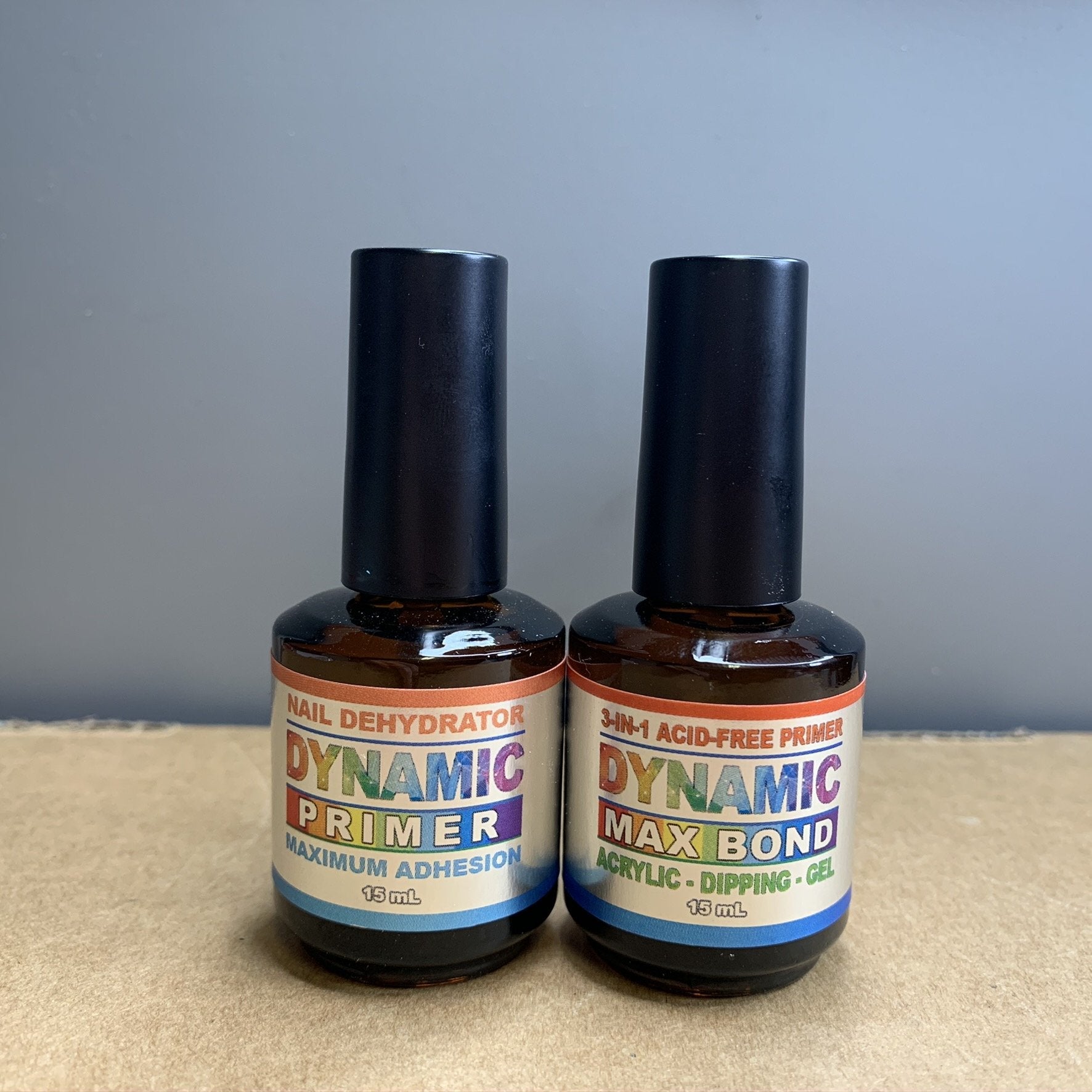 1 set of Dynamic Primer & Max Bond – Ultimate Nail Prep & Adhesion Duo