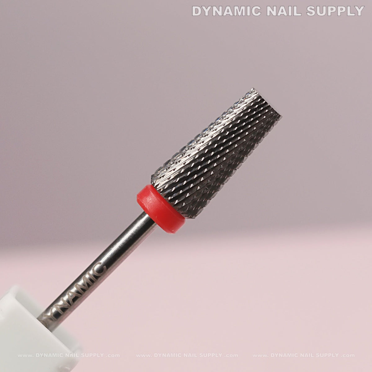 5-in-1 Fine Silver Tapered Flat-Top Carbide Nail Drill Bit - Sealing Cuticle and Smooth Out Acrylic