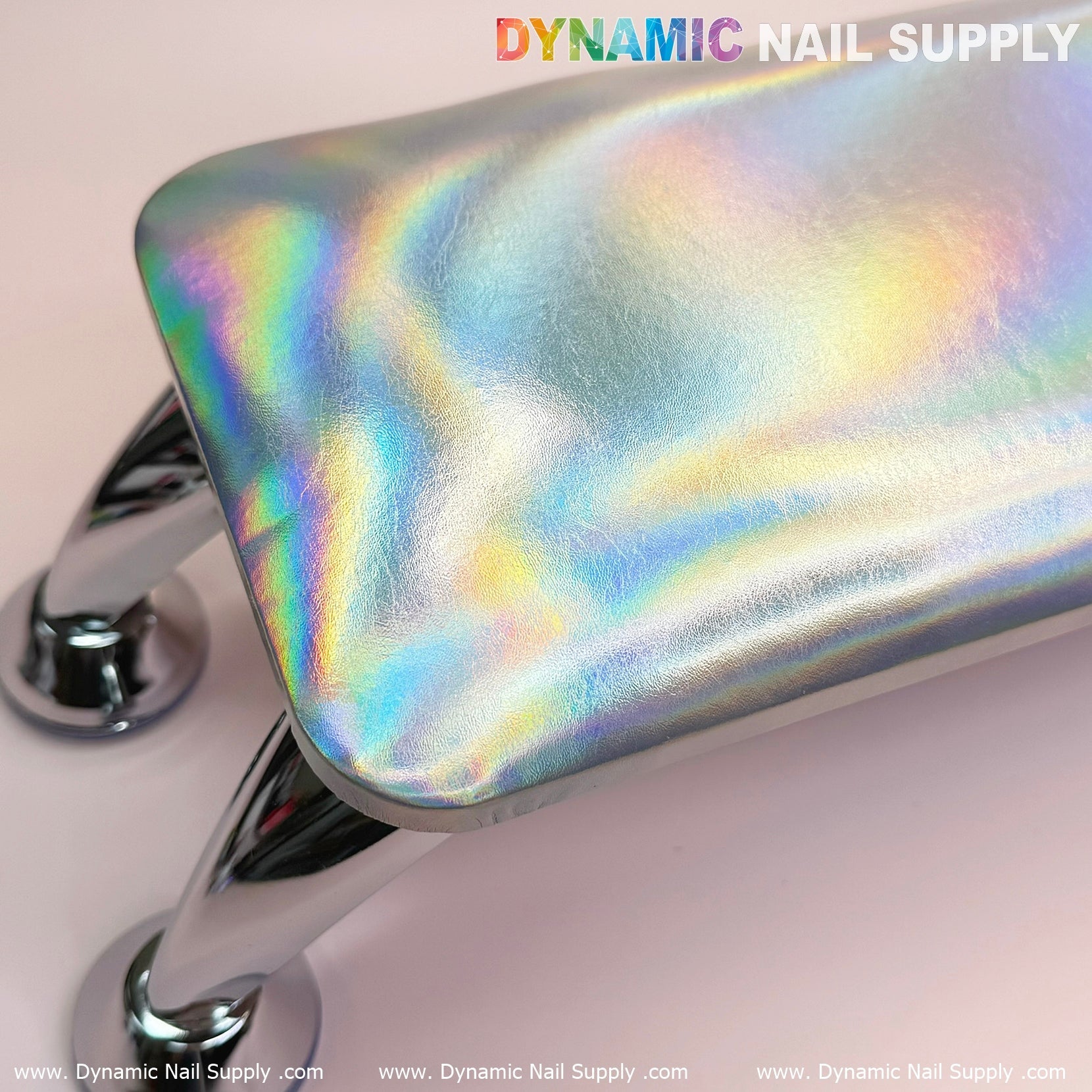 (Holographic) Leather Armrest with Cushion Pillow for Pedicure Manicure (Reposabrazos Para Manicura)