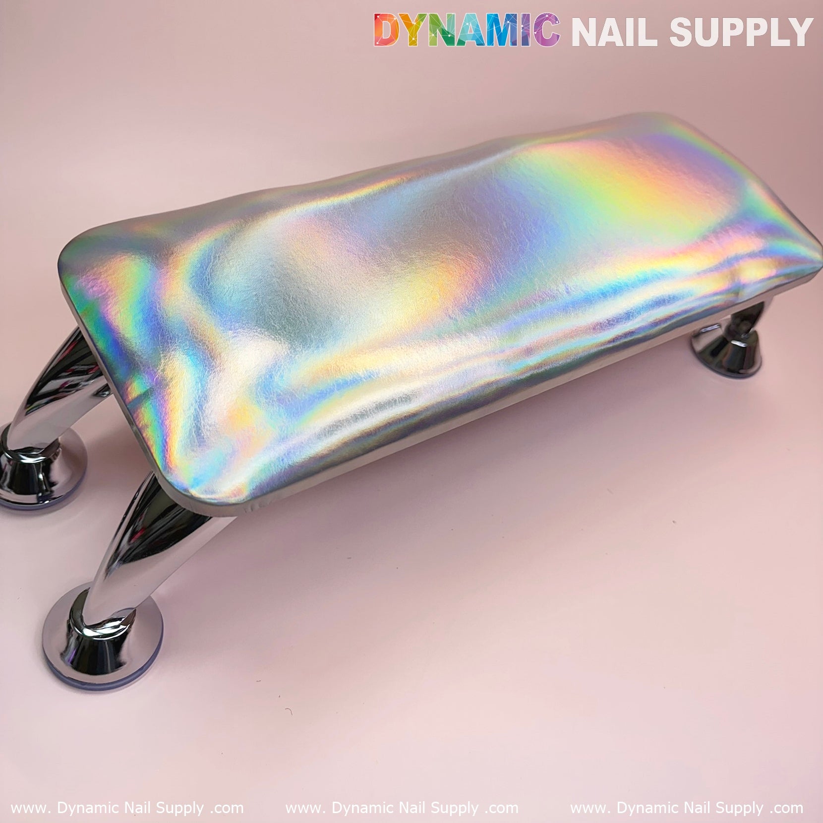 (Holographic) Leather Armrest with Cushion Pillow for Pedicure Manicure (Reposabrazos Para Manicura)