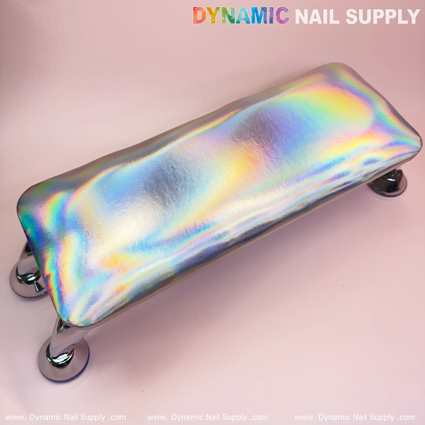 (Holographic) Leather Armrest with Cushion Pillow for Pedicure Manicure (Reposabrazos Para Manicura)