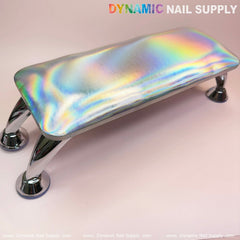 (Holographic) Leather Armrest with Cushion Pillow for Pedicure Manicure (Reposabrazos Para Manicura)