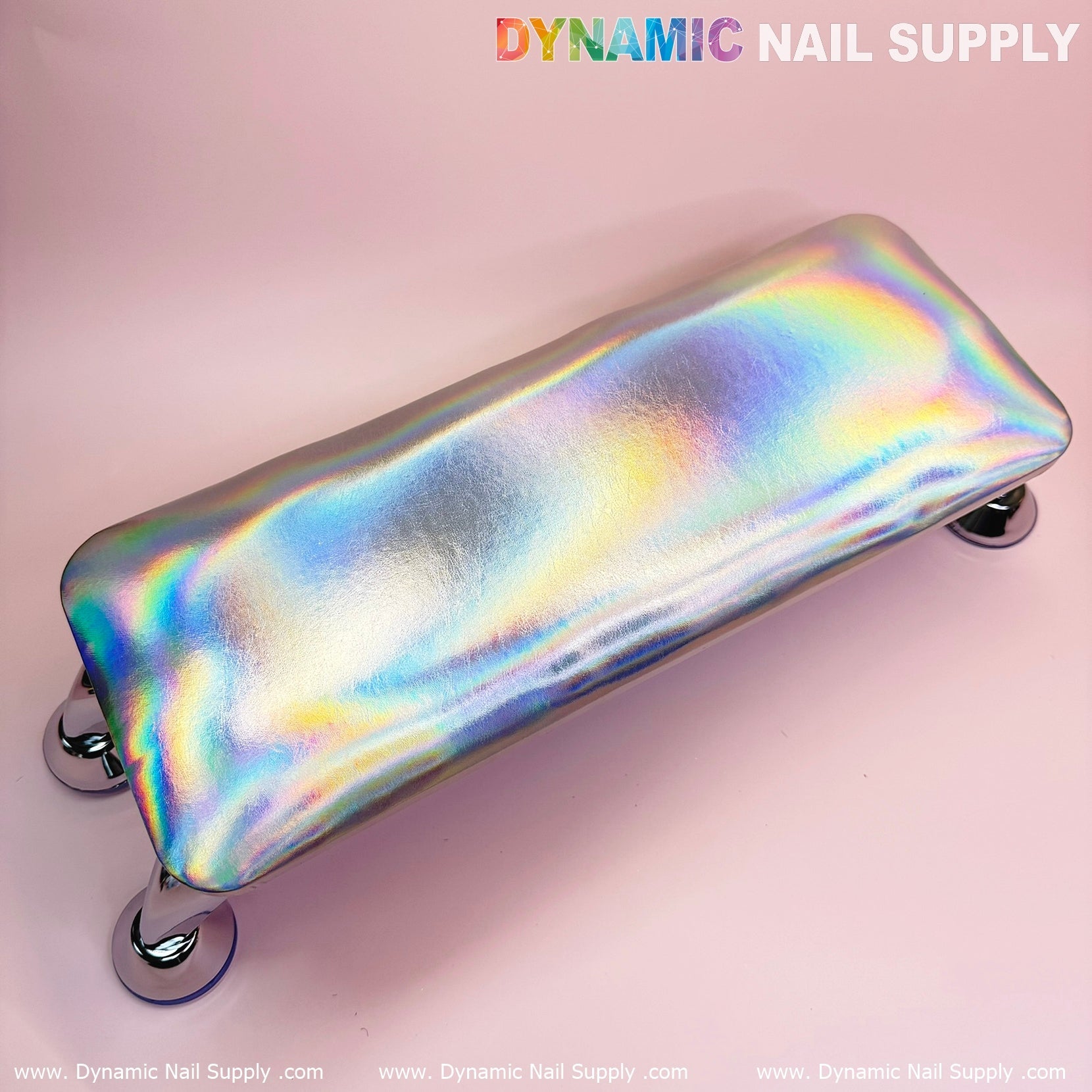 (Holographic) Leather Armrest with Cushion Pillow for Pedicure Manicure (Reposabrazos Para Manicura)