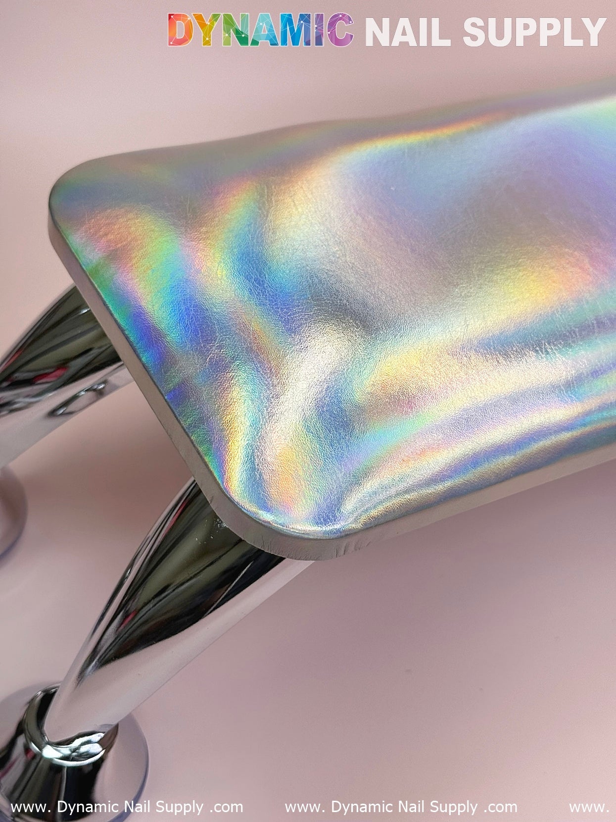 (Holographic) Leather Armrest with Cushion Pillow for Pedicure Manicure (Reposabrazos Para Manicura)