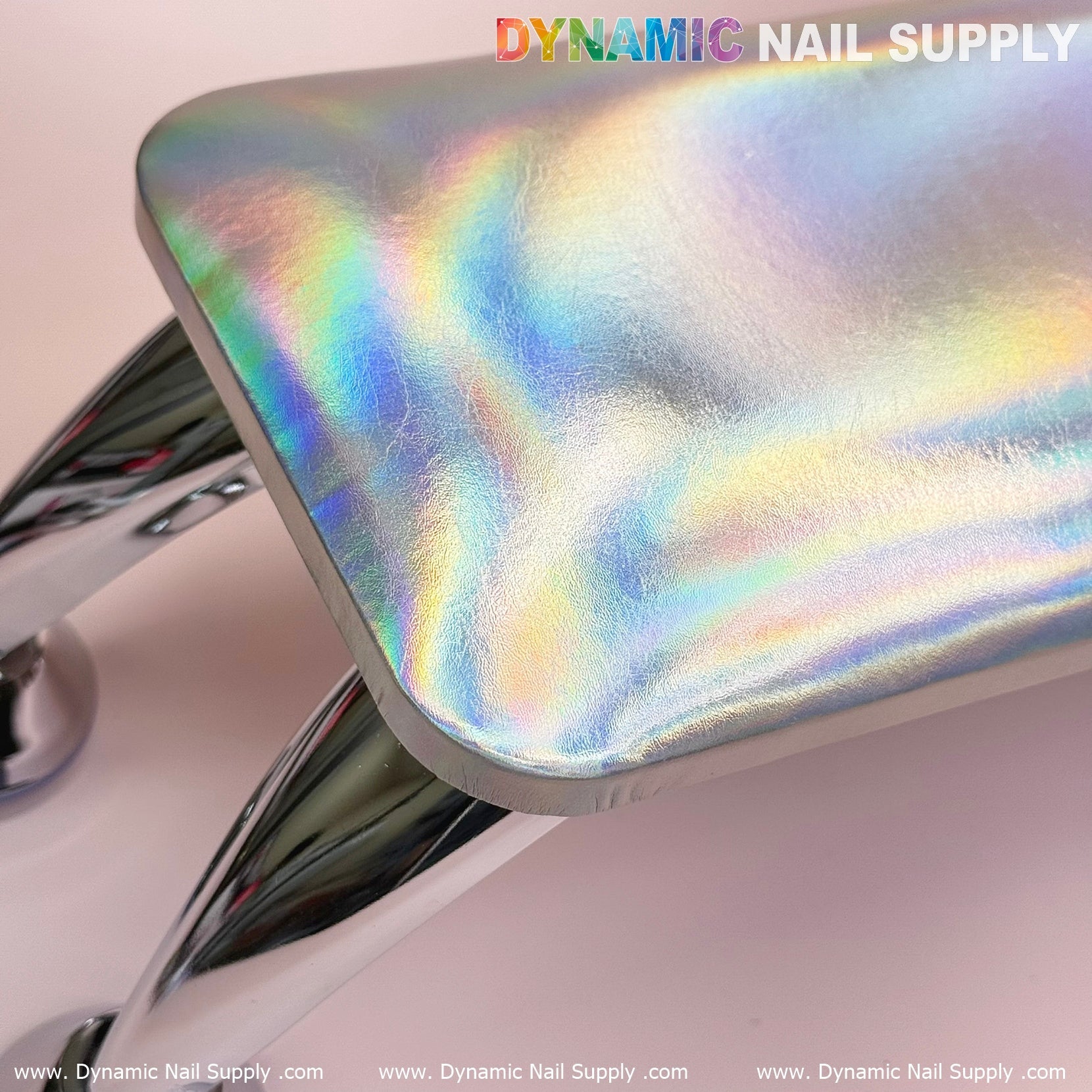 (Holographic) Leather Armrest with Cushion Pillow for Pedicure Manicure (Reposabrazos Para Manicura)