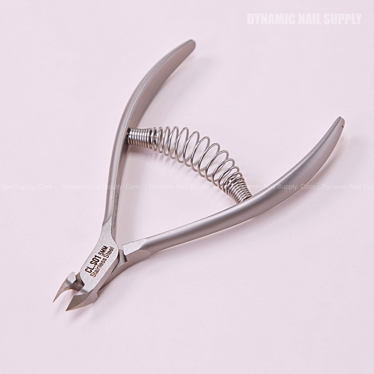 CL.S01 5MM - Professional Cuticle Nippers Spiral Springs Stainless Steel