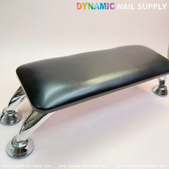 (Black) Microfiber Leather Armrest with Cushion Pillow for Pedicure Manicure (Reposabrazos Para Manicura)