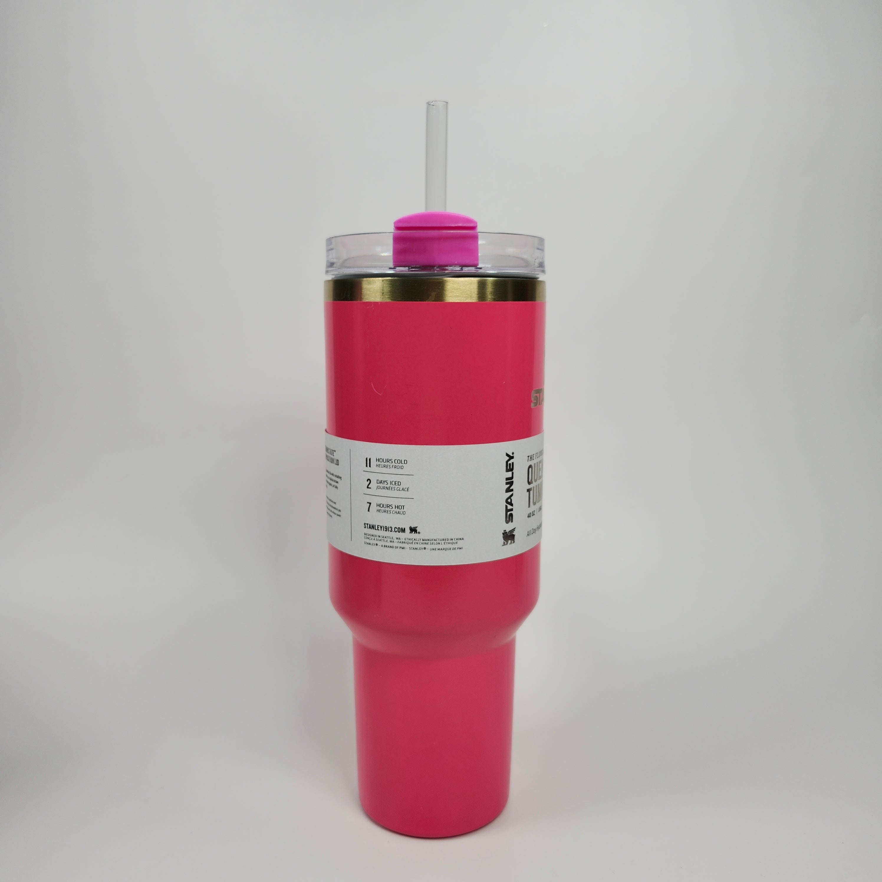 (Hot Pink) Stainless Steel Tumbler (40oz)