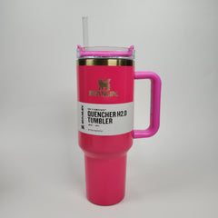 (Hot Pink) Stainless Steel Tumbler (40oz)
