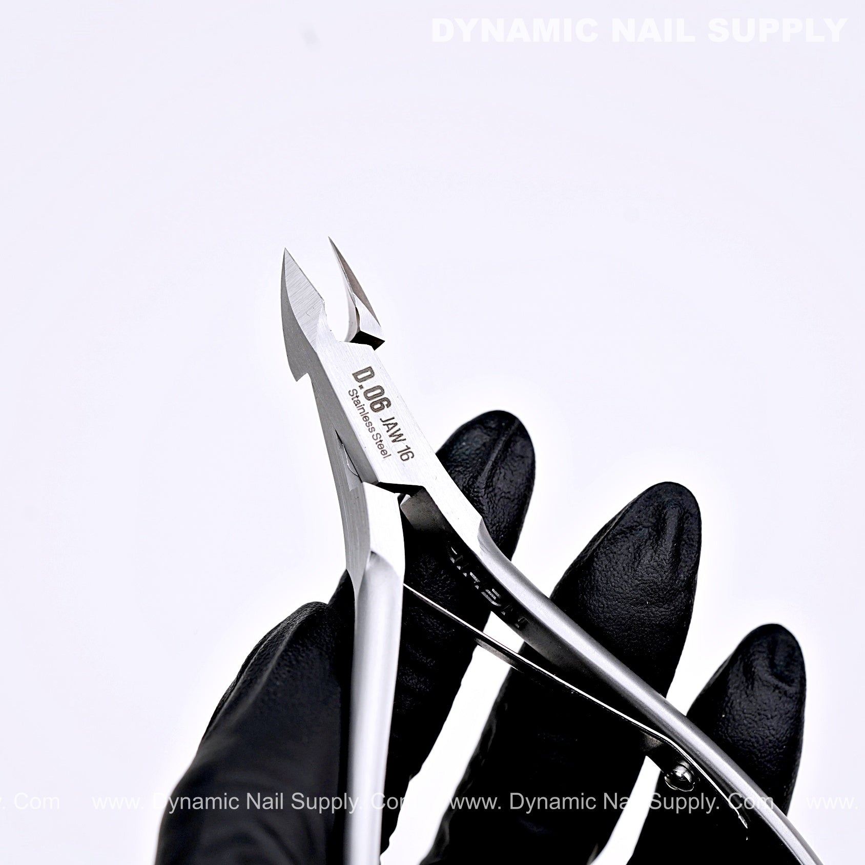 D06 - Jaw 16 - Professional Nail Nippers – Full Jaw Sharp Cuticle Cutter for Salon or Home Use
