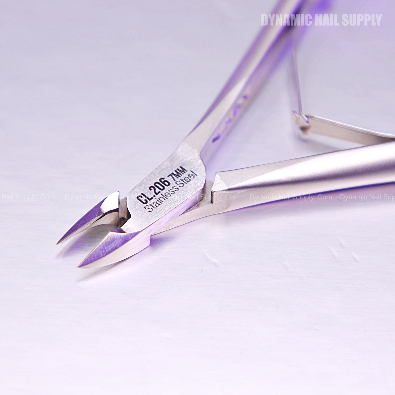 CL.206 7MM - Professional Cuticle Nippers Double Springs Stainless Steel