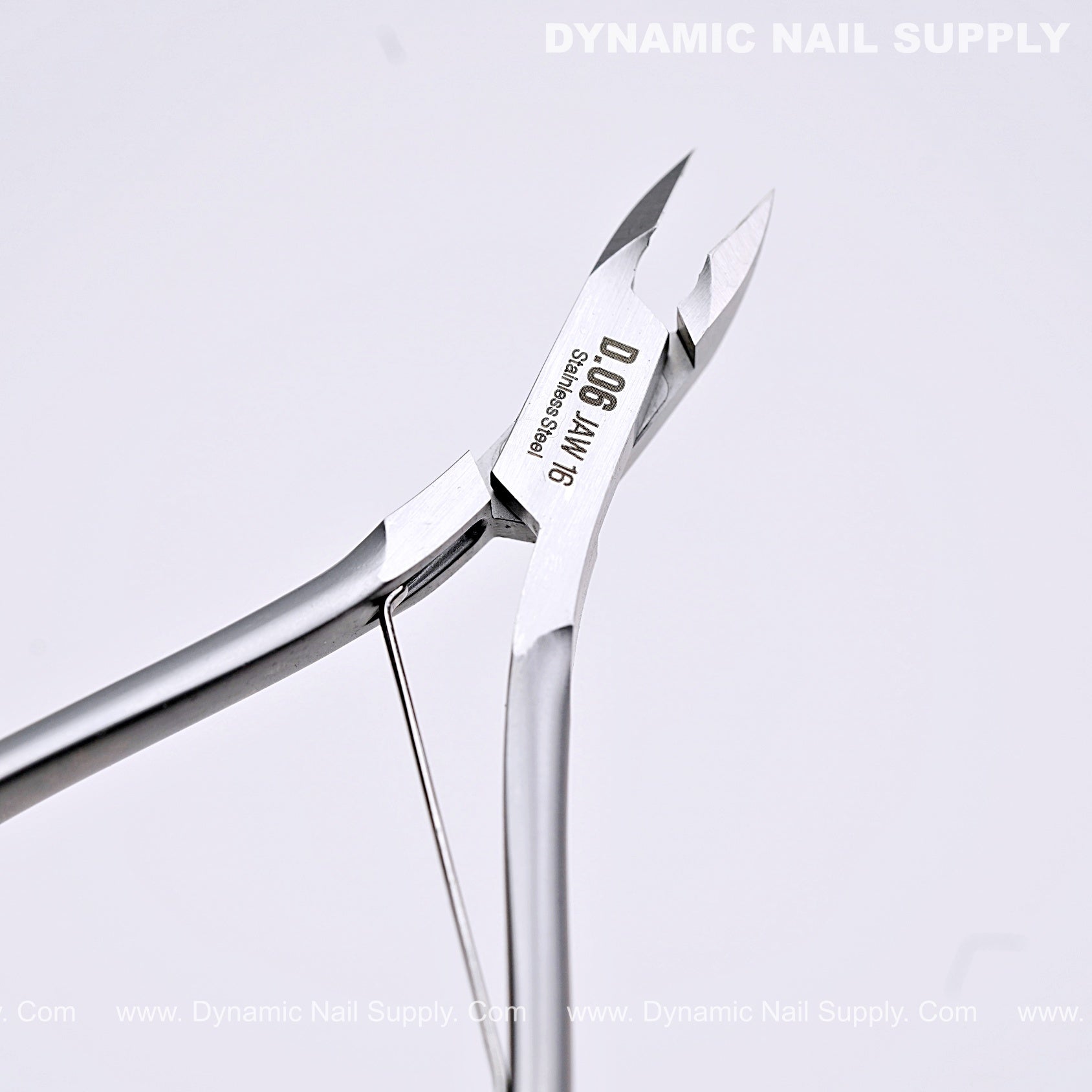D06 - Jaw 16 - Professional Nail Nippers – Full Jaw Sharp Cuticle Cutter for Salon or Home Use