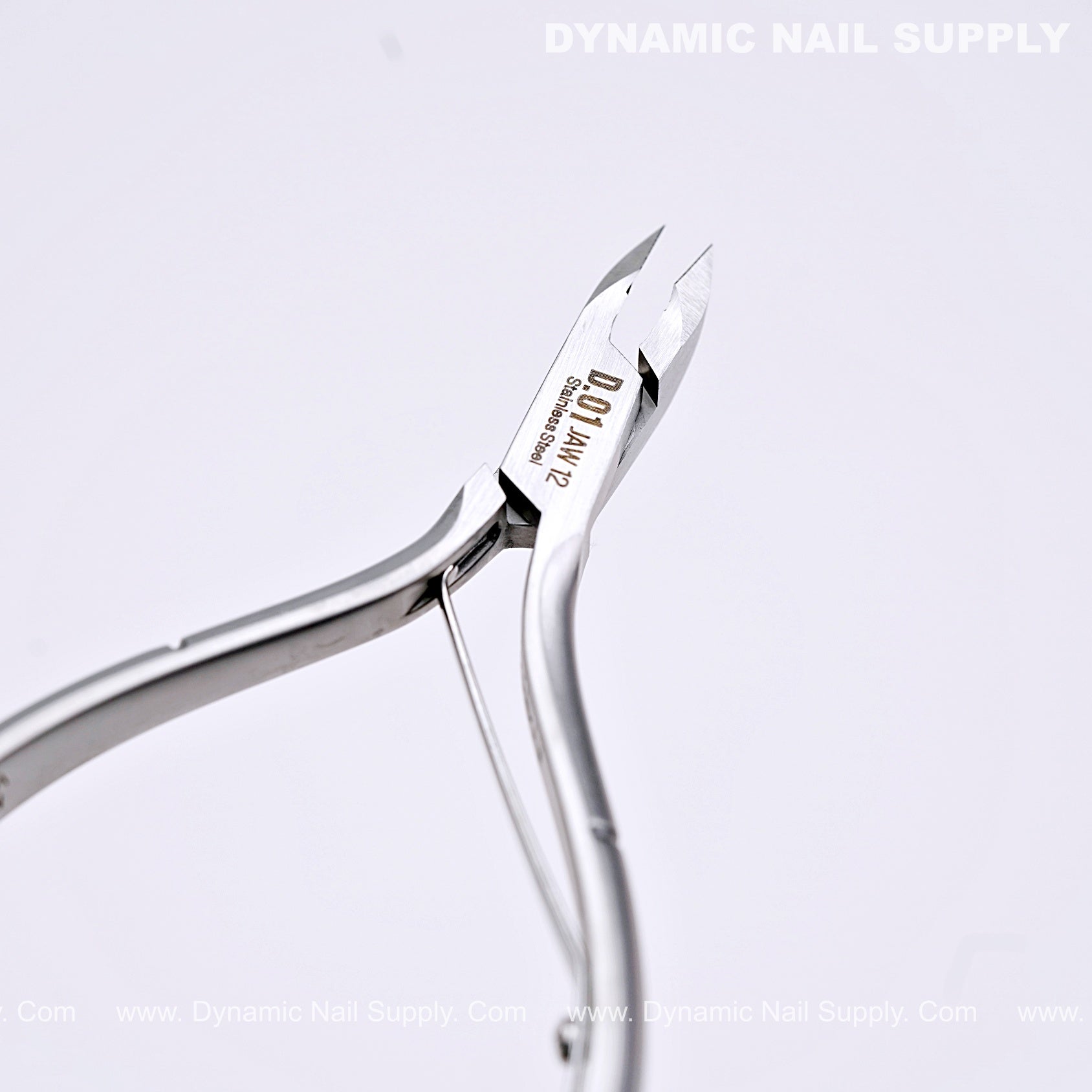 D01 - Jaw 12 - Professional Stainless Steel Cuticle Nippers with optimized blade for dead-skin