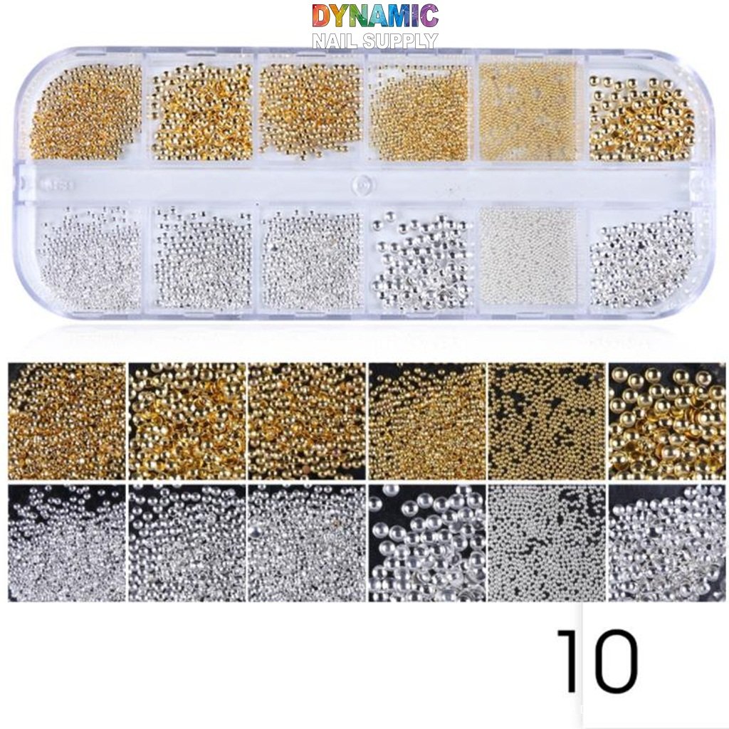 3D Hollow Metal Frame Sequins for Nail Art Design - Part 3 - 12 grids / per box