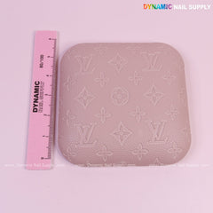 (Neutral skin Color LV Engrave) Elbow Pad Pillow for Nail Tech : Soft Pu Leather, Supportive, Built for Long Hours Usage