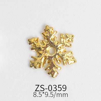 24pcs Snowflake Charms for Winter and Christmas nails art design
