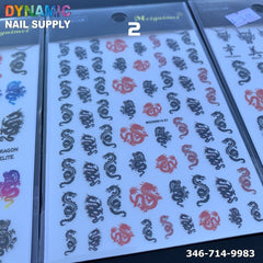 Chinese Dragon Sticker for Nail Art Design
