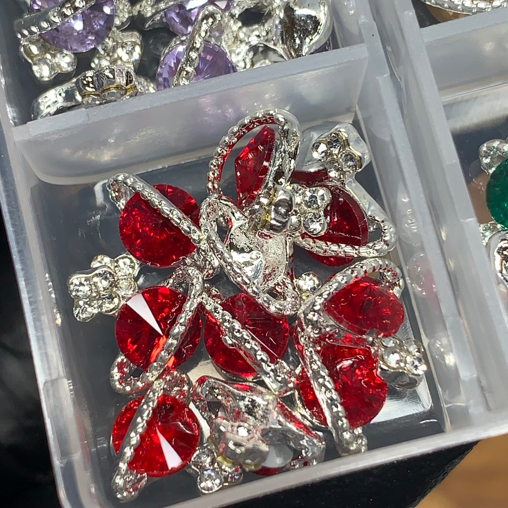 60 pcs Planet Charm for Nails art designer (Trending Global shape charms)