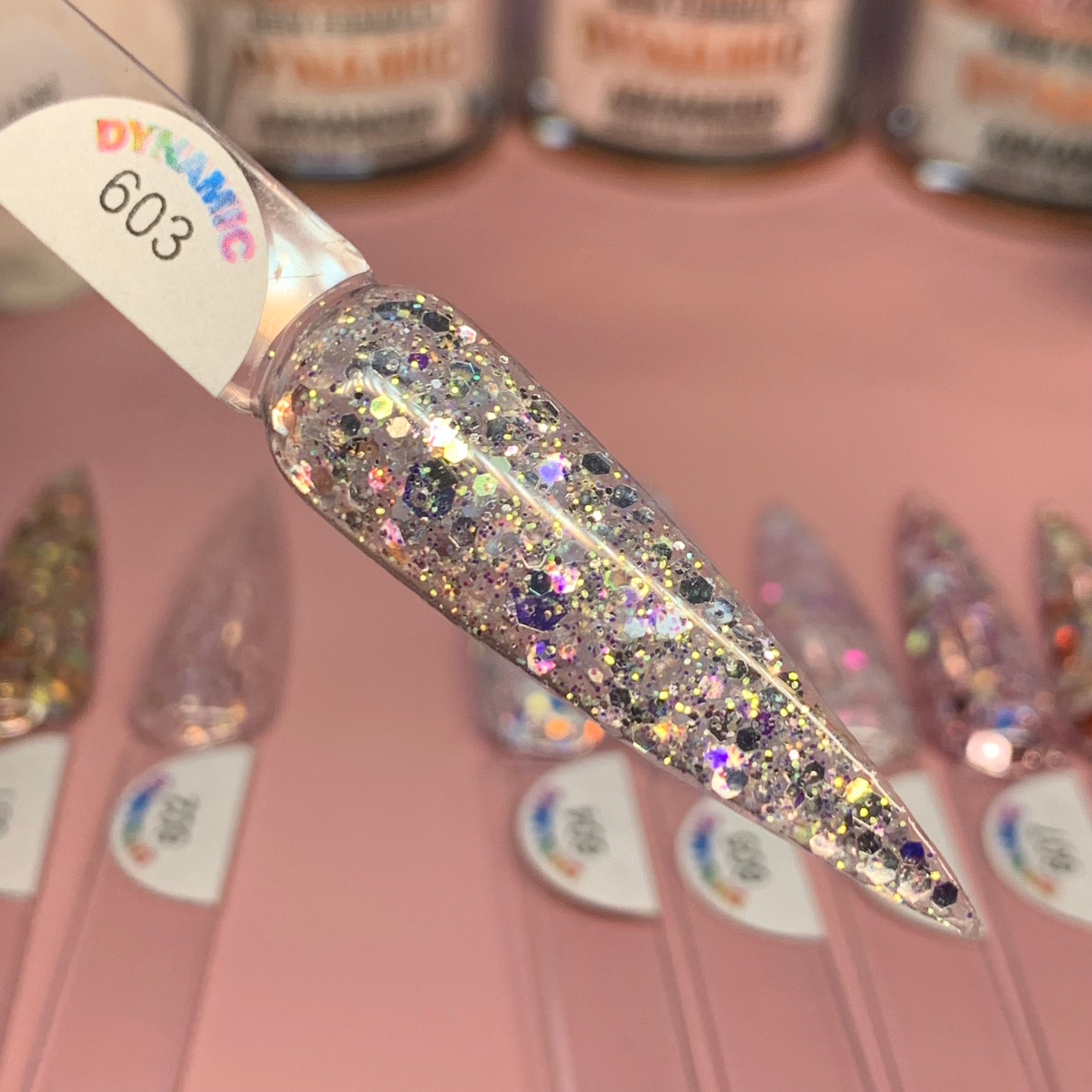 "Everything Sparkle" Acrylic Powder Collection (Valentine's Colors) All Glitter Acrylics