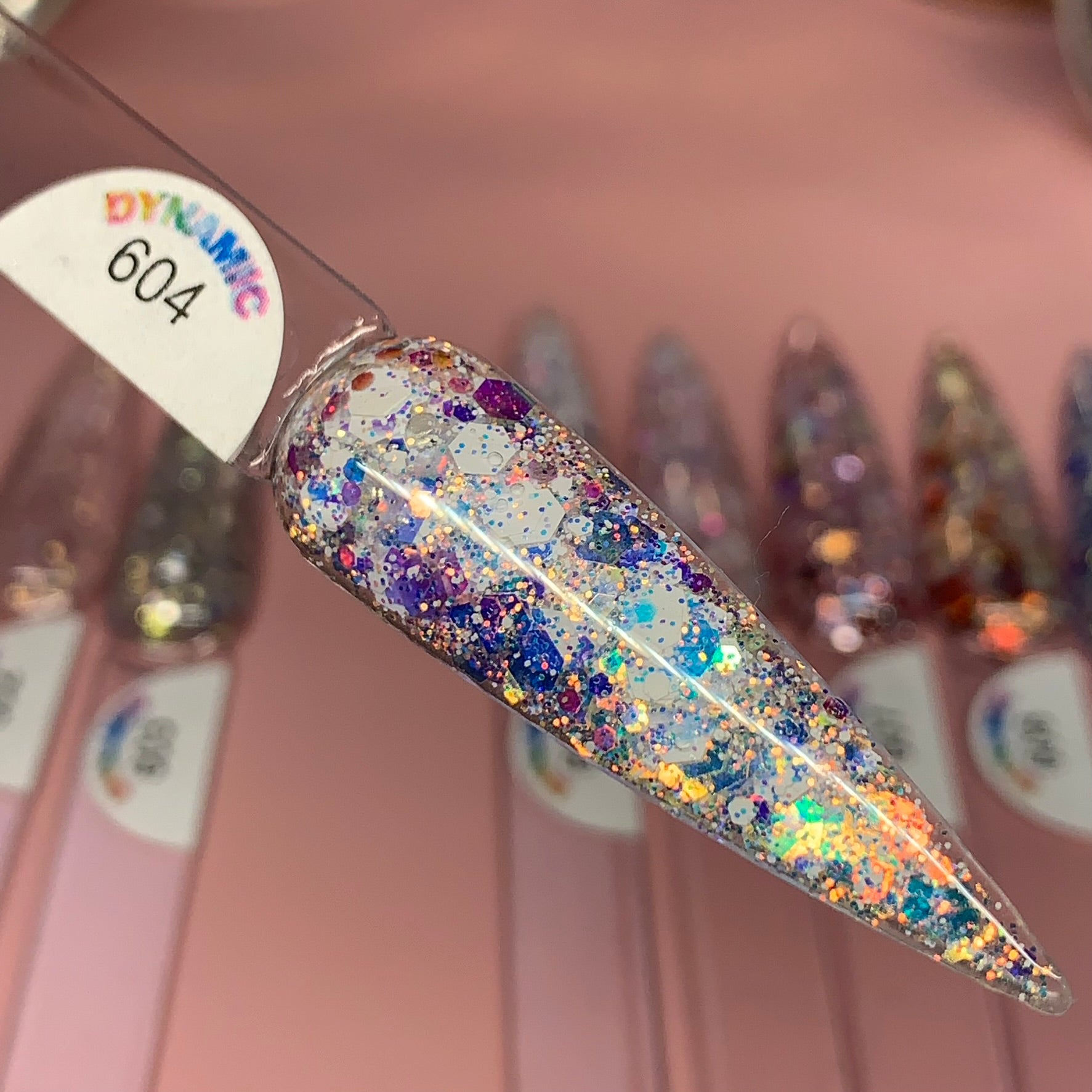 "Everything Sparkle" Acrylic Powder Collection (Valentine's Colors) All Glitter Acrylics