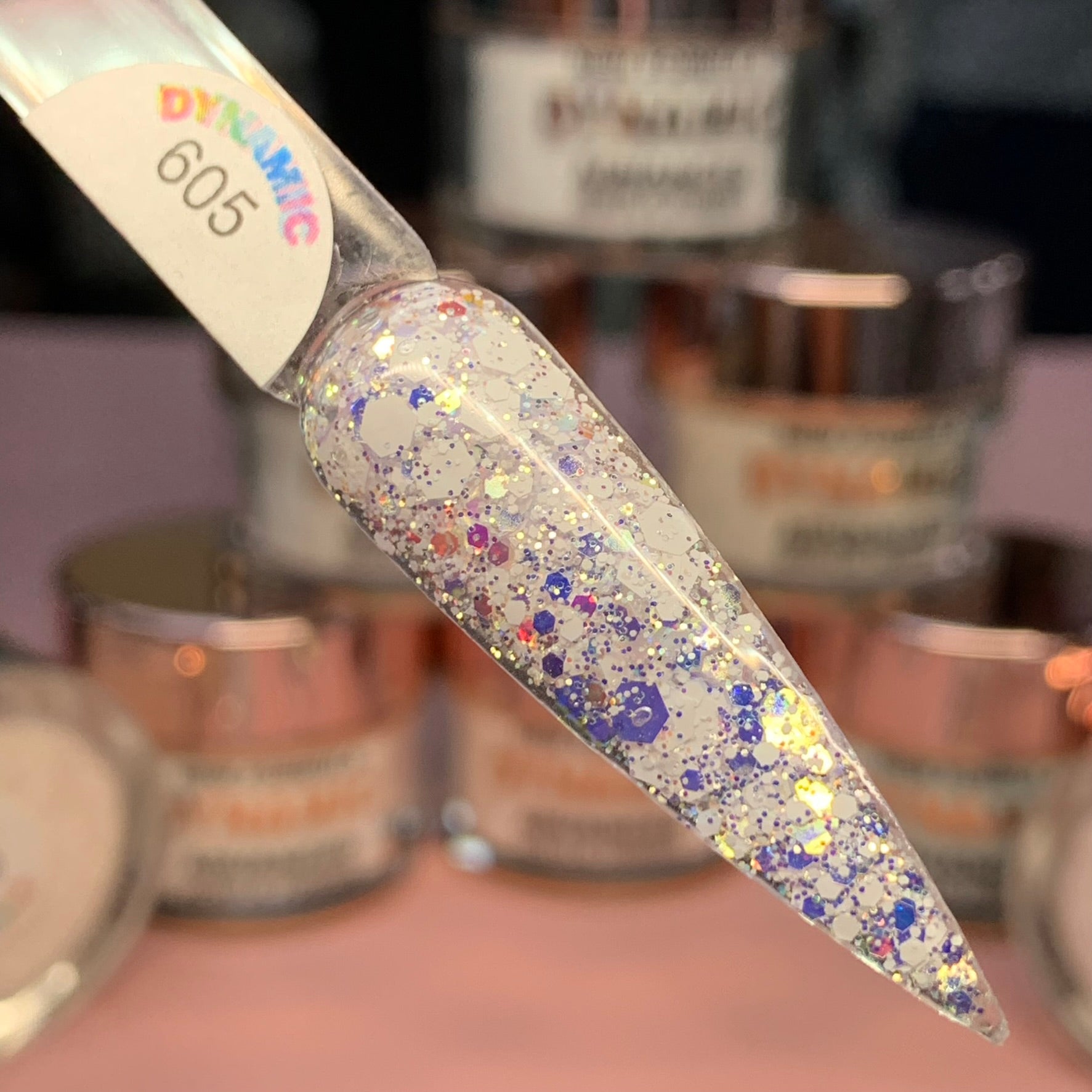 "Everything Sparkle" Acrylic Powder Collection (Valentine's Colors) All Glitter Acrylics