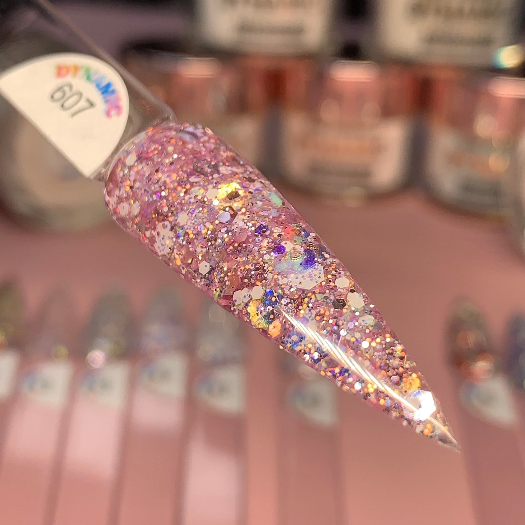 "Everything Sparkle" Acrylic Powder Collection (Valentine's Colors) All Glitter Acrylics