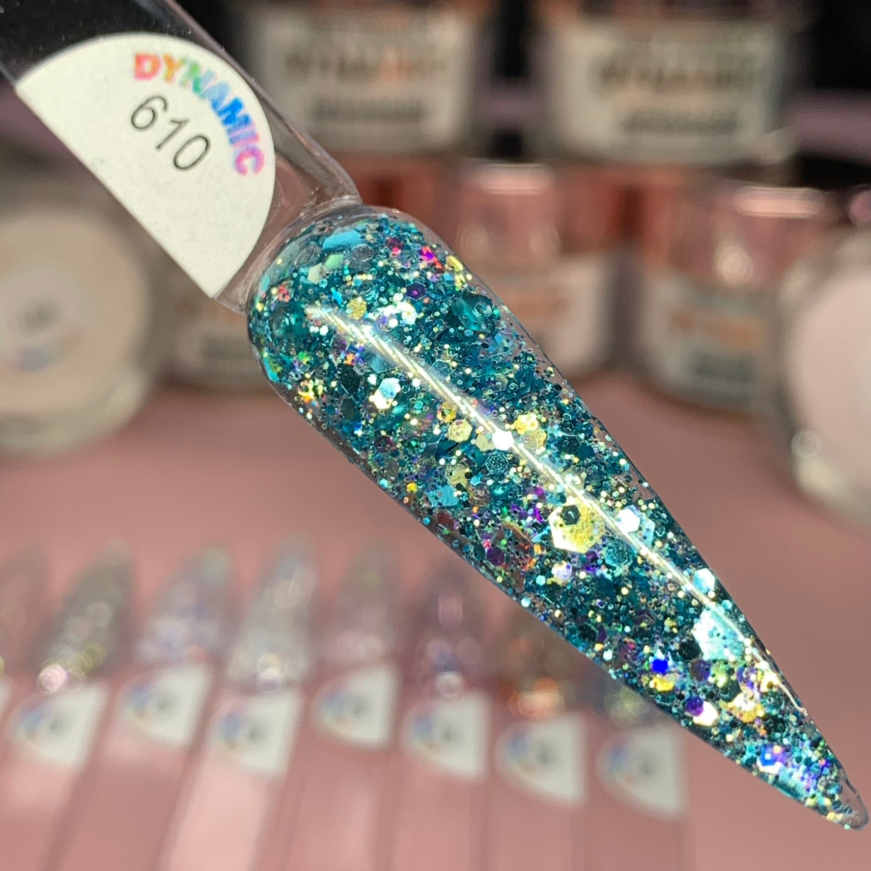 "Everything Sparkle" Acrylic Powder Collection (Valentine's Colors) All Glitter Acrylics