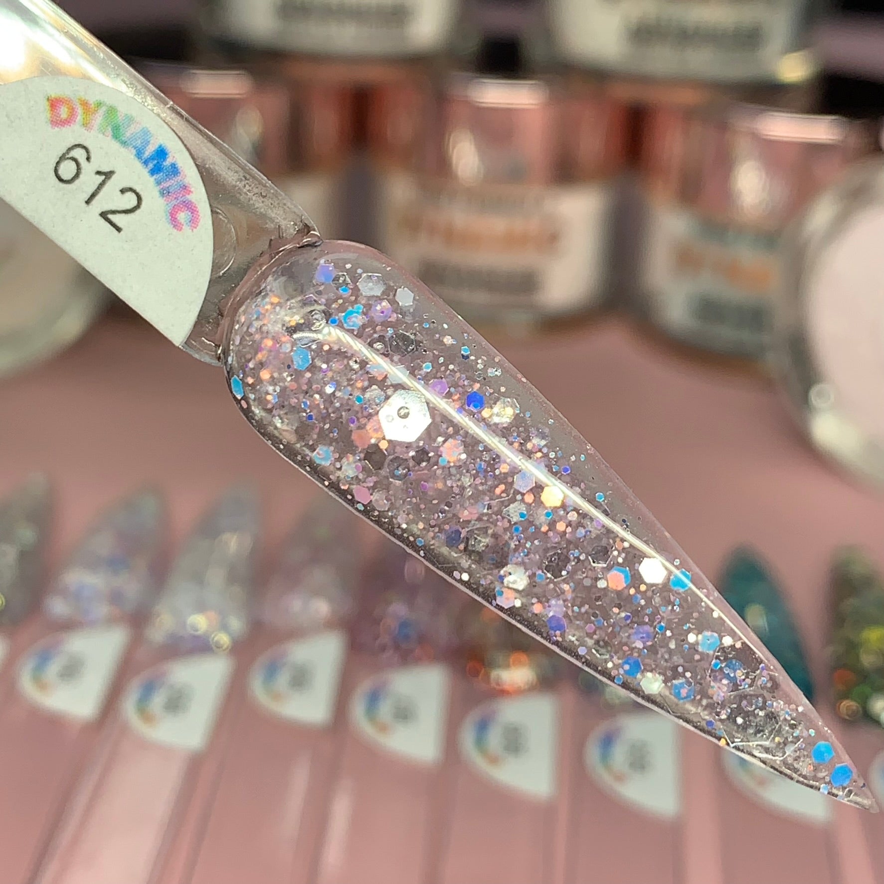 "Everything Sparkle" Acrylic Powder Collection (Valentine's Colors) All Glitter Acrylics