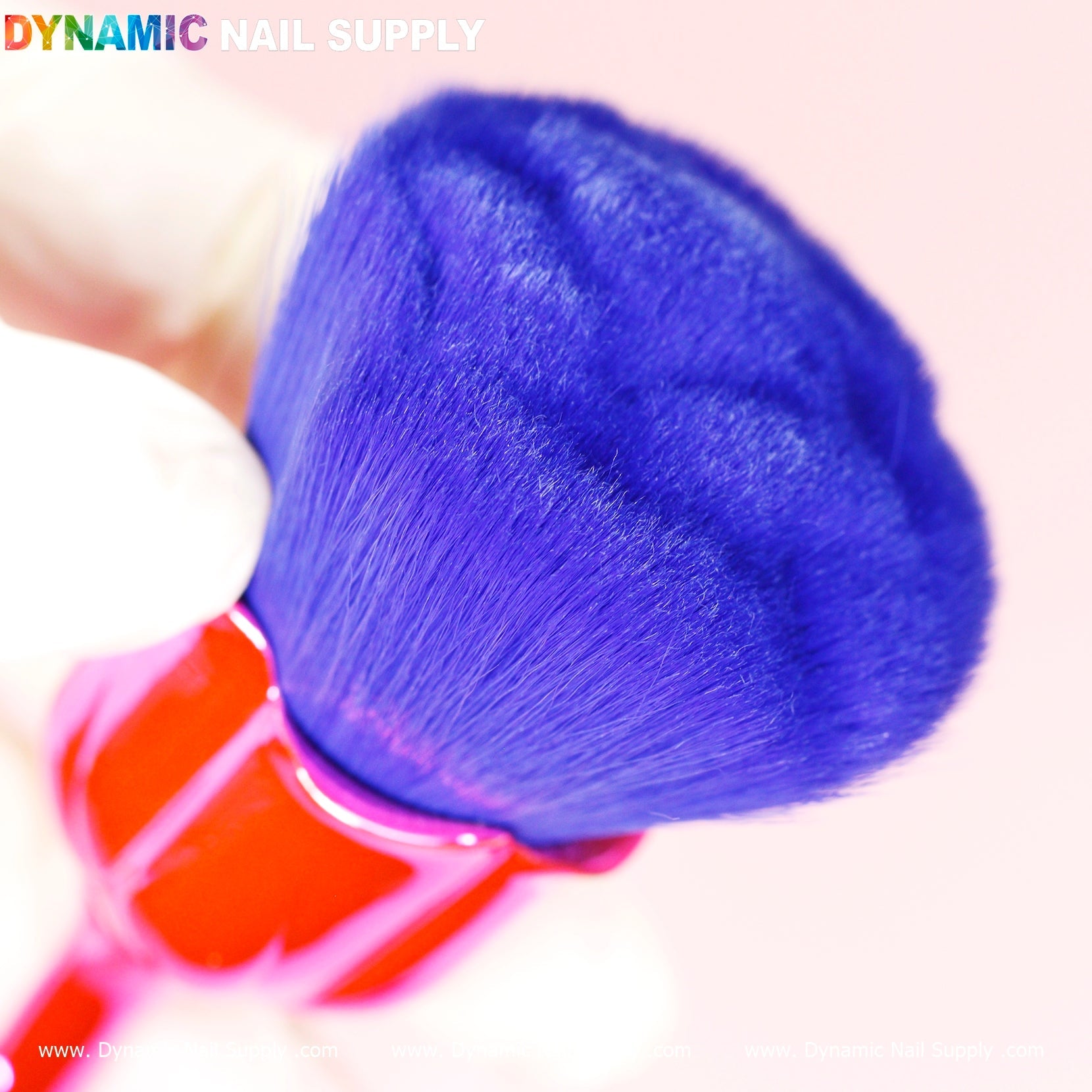 Dust Brush (Cosmetic-grade Duster) - Royal Blue Rose style