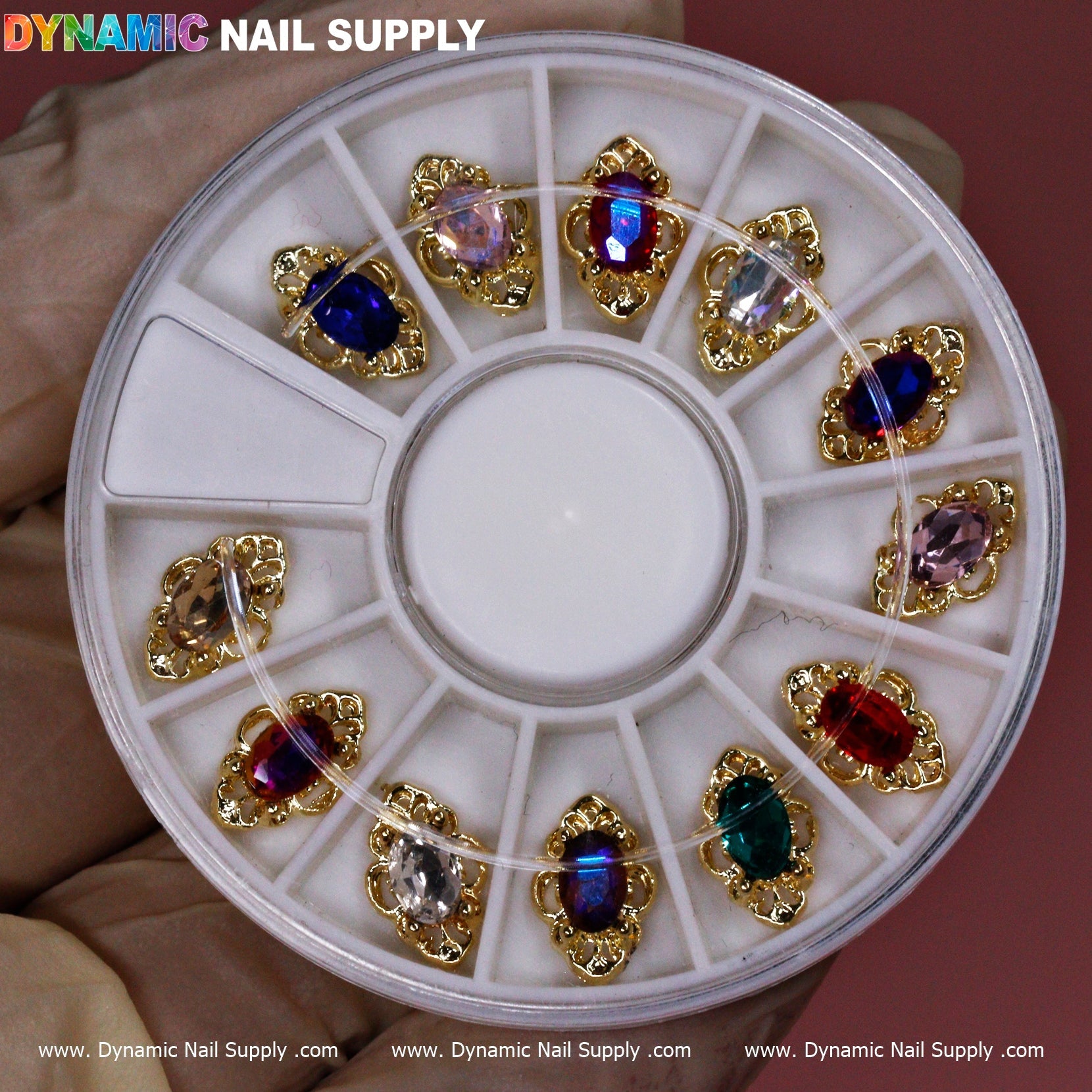 12 pcs Luxury Nail Charms ( Jewelry style)