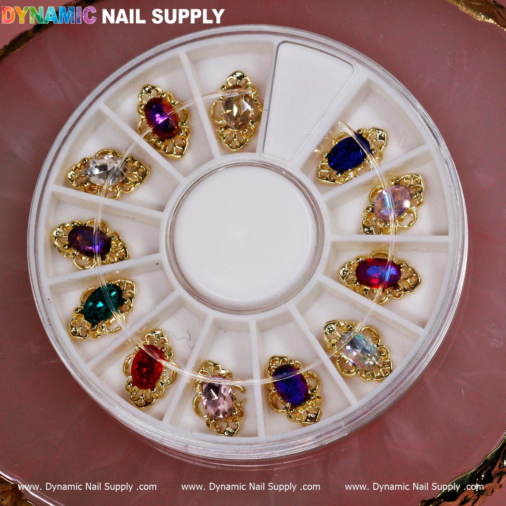 12 pcs Luxury Nail Charms ( Jewelry style)