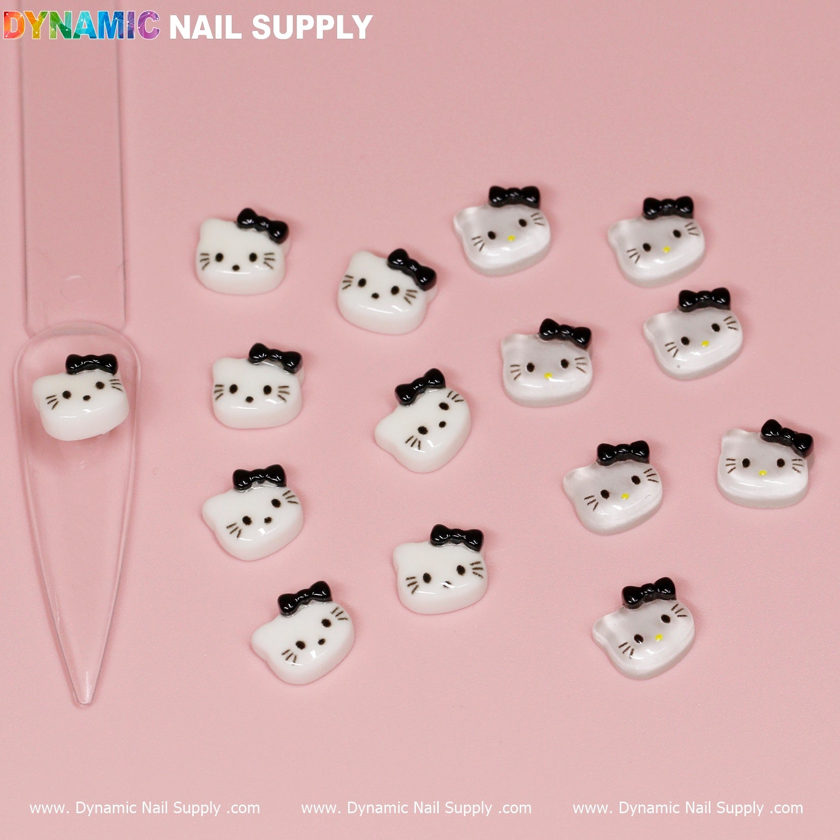 15 pcs Hell0 Kitty Design Nail Charms