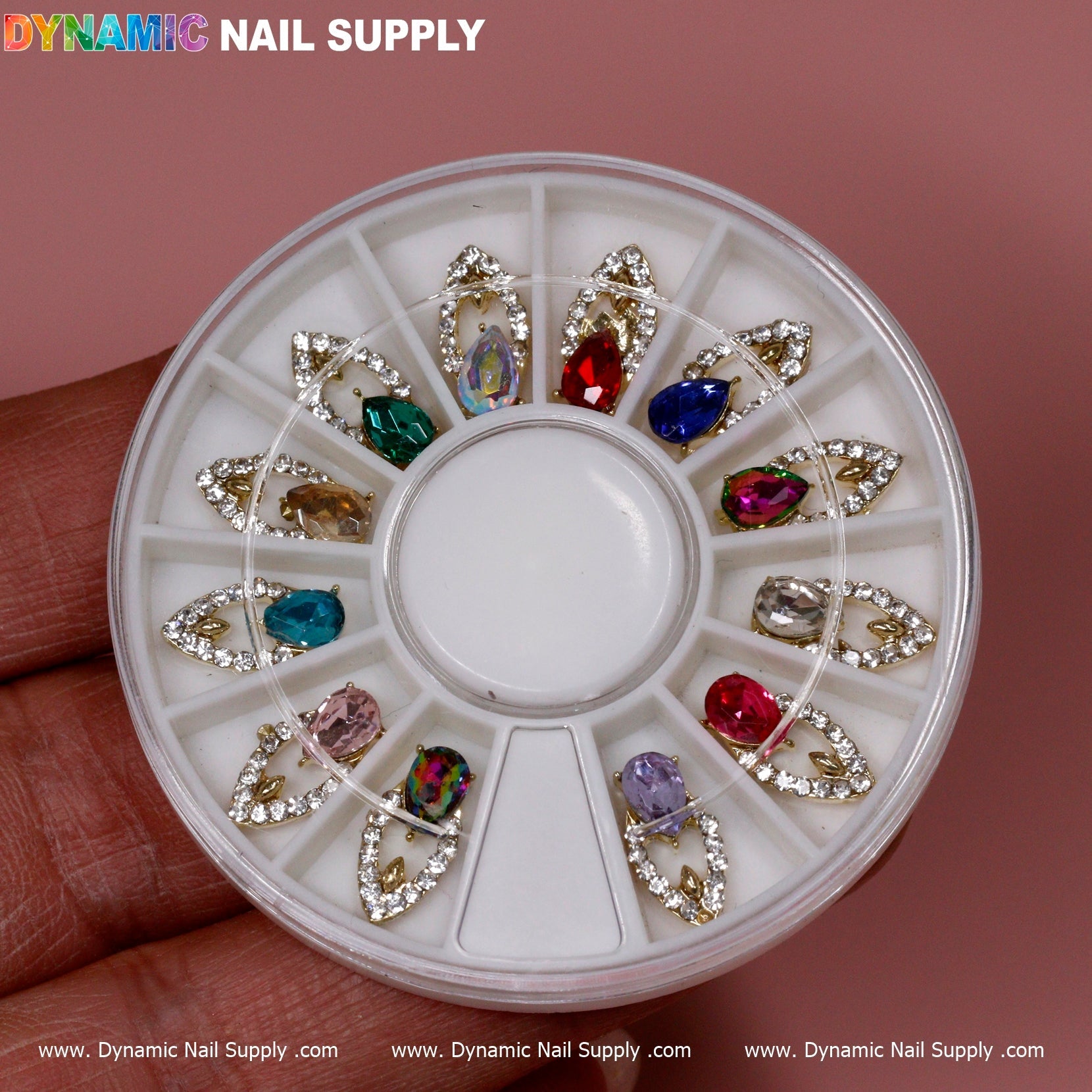 12 pcs Luxury Nail Charms