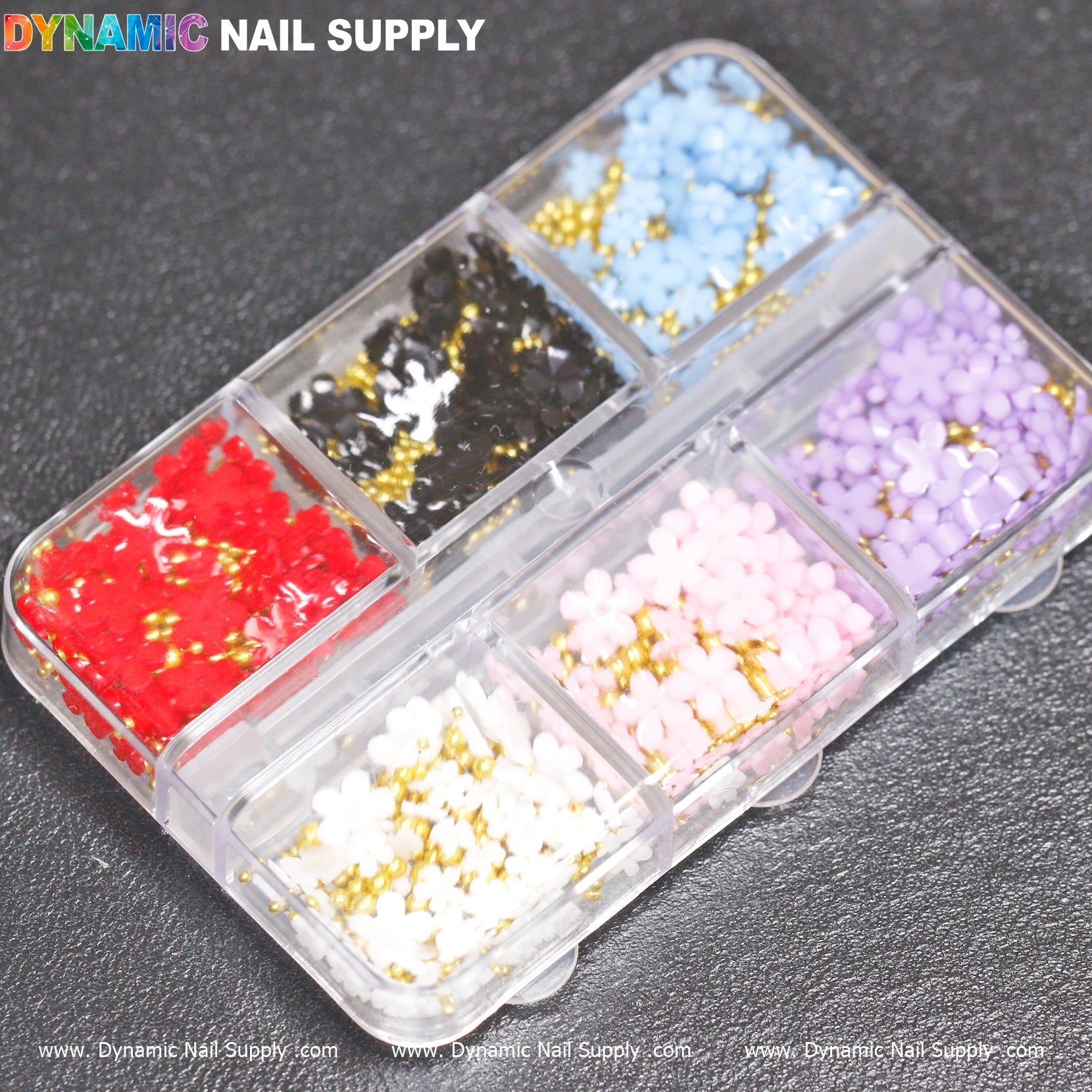 (Essential colors) 3D resin Flowers for Nails Art design
