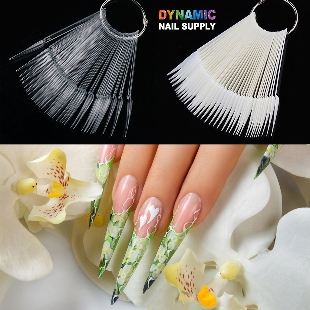 50pcs/bag Nail Tips for Colors Chart Display