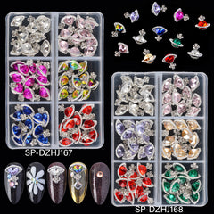 60 pcs Planet Charm for Nails art designer (Trending Global shape charms)